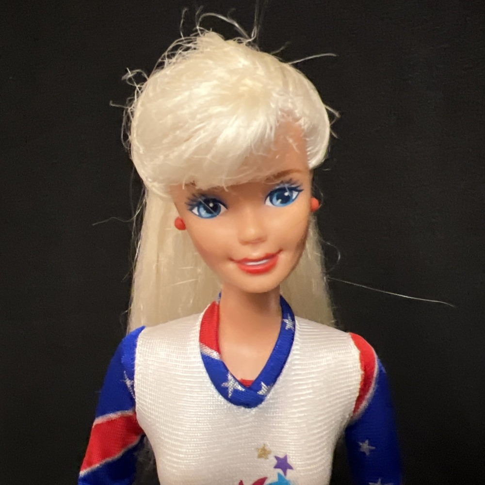 1995 Olympic Gymnast Barbie in Original Suit Mattel Atlanta Olympics 1996